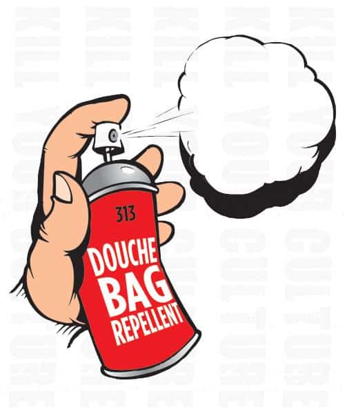 Whizzinator Douchebag Repellent Spray For Douchebag Behavior Dudes.